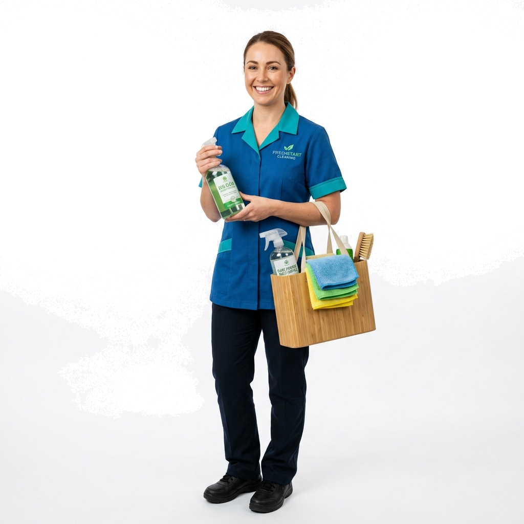 Professional cleaner ready to serve